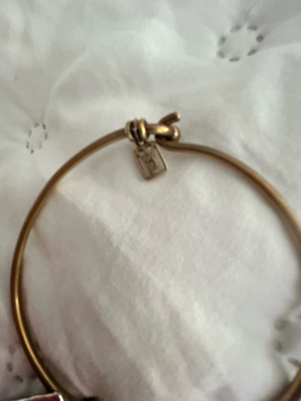 Waxing Poetic Gold-Tone Charm Bangle with Compass, Bee & Book - Picture 4 of 5